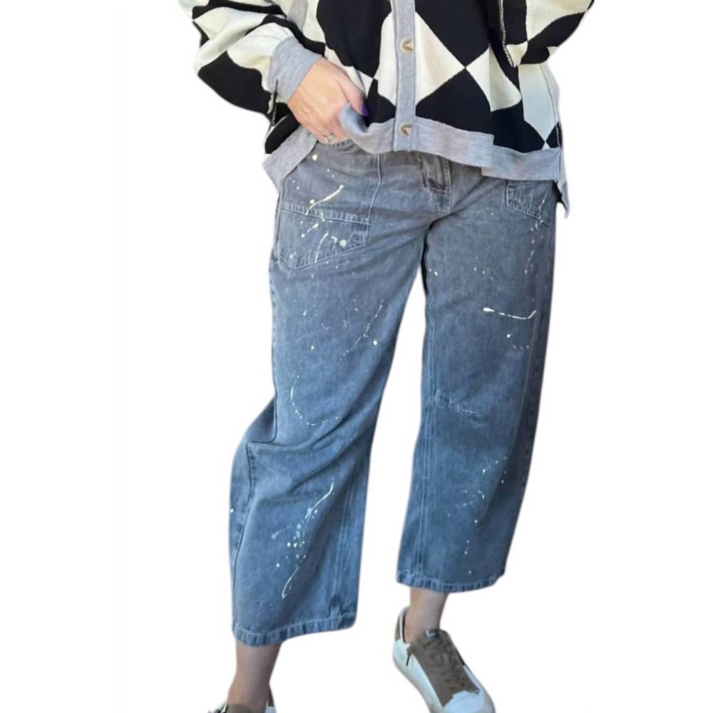NEW EE:SOME barrel jeans in mineral wash